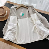 Women Hoodie Polar Fleece Loose Sports