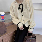 Women Knitted Cardigan Sweater