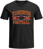 Waykingo Men's Clothing Gift Shirt Men's Short Sleeve T-Shirt Adult Sports Fan Football Shirt