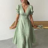 Women Dress Elegant Silk Dress