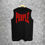 Purple Brand Tank T Shirts Sleeveless T-shirt Vest