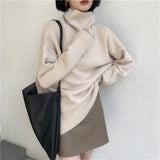 Women Pullover Sweater Loose Knitted Slimming