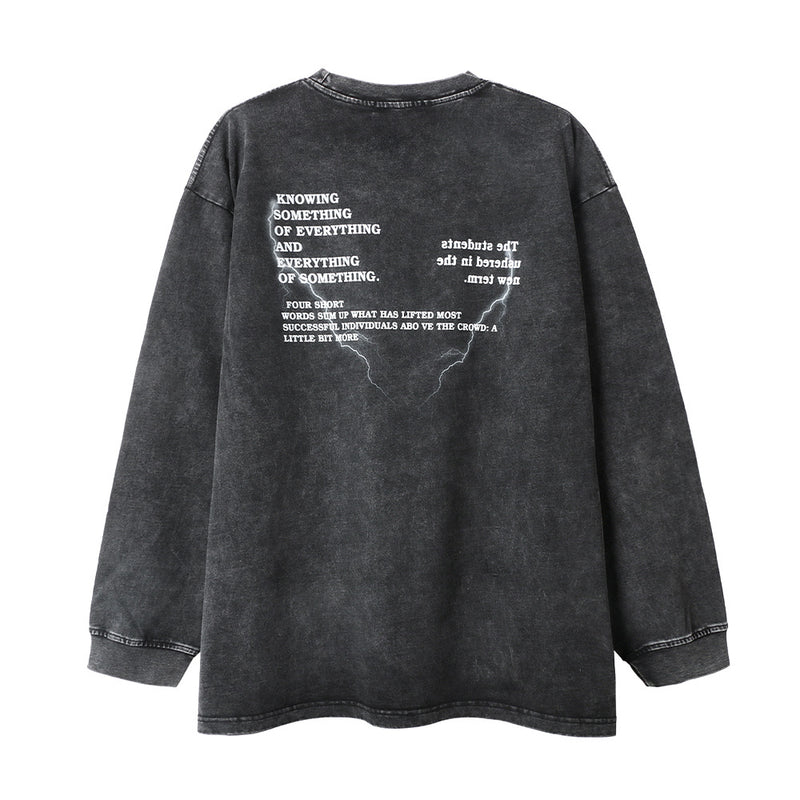 Men Long Sleeve T-Shirt Personalized Printing