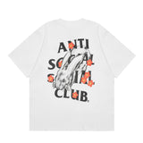 ANTI SOCIAL CLUB T-Shirt Printed Casual Short Sleeve T-Shirt