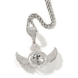 Jewelry hiphop Angel Wings Hip Hop Wind Necklace Angel Pieces St. Valentine's Spectrum