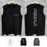 Purple Brand Tank T Shirts Sleeveless T-shirt Vest