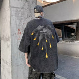 Men T Shirt Heavy Cotton plus Size Loose