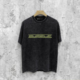 Purple Brand Distressed T Shirts Short Sleeve