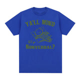 Yall Mind If I Go Nonverbal Bear Retro Graphic T Shirt Funny