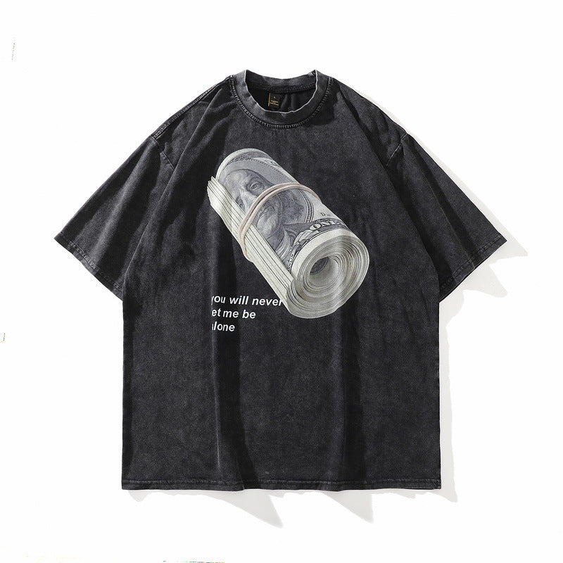 Men T-Shirt T-shirt Men Retro Street Hip Hop