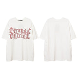 Men T-Shirt Diamond-Embedded Printing Couple Ripped