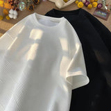 Men T Shirt Summer Retro Loose plus Size Casual