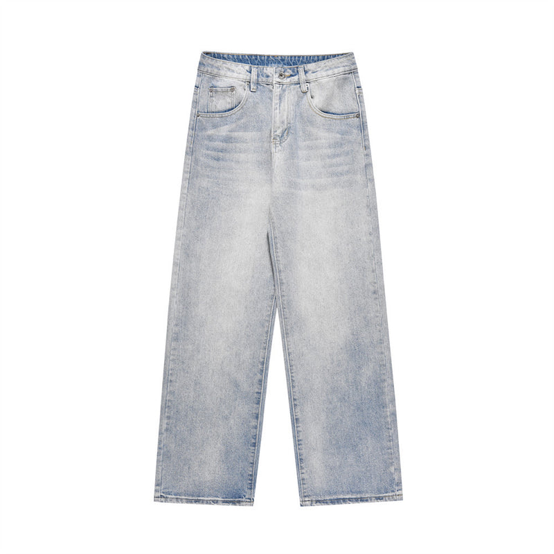 Men Jeans Loose All-Match Distressed
