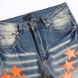 Amiri Jeans Stars Ripped Jeans