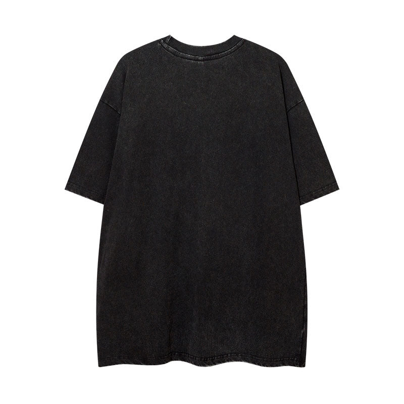 Men T-Shirt Vintage Casual