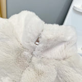 Women Cotton Coat Imitate Rex Rabbit Fur Fur Outer Loose Jacket