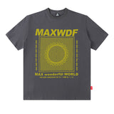Men T-Shirt West Coast Heavy Short Sleeve All-Match Casual