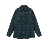 MIJKO Mens Jacket Vintage Plaid Wow Jacket Couple
