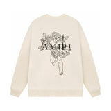 Amiri Sweatshirt Autumn/Winter AMI Cupid Pattern Pullover Sweater