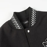 Amiri Jacket Autumn/Winter AMI logo embroidered jacket baseball jersey for men and women