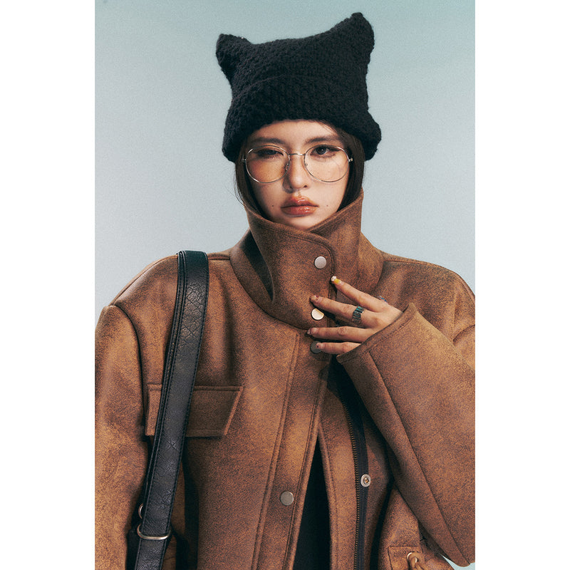 Unisex Coat Winter Vintage Loose Cool