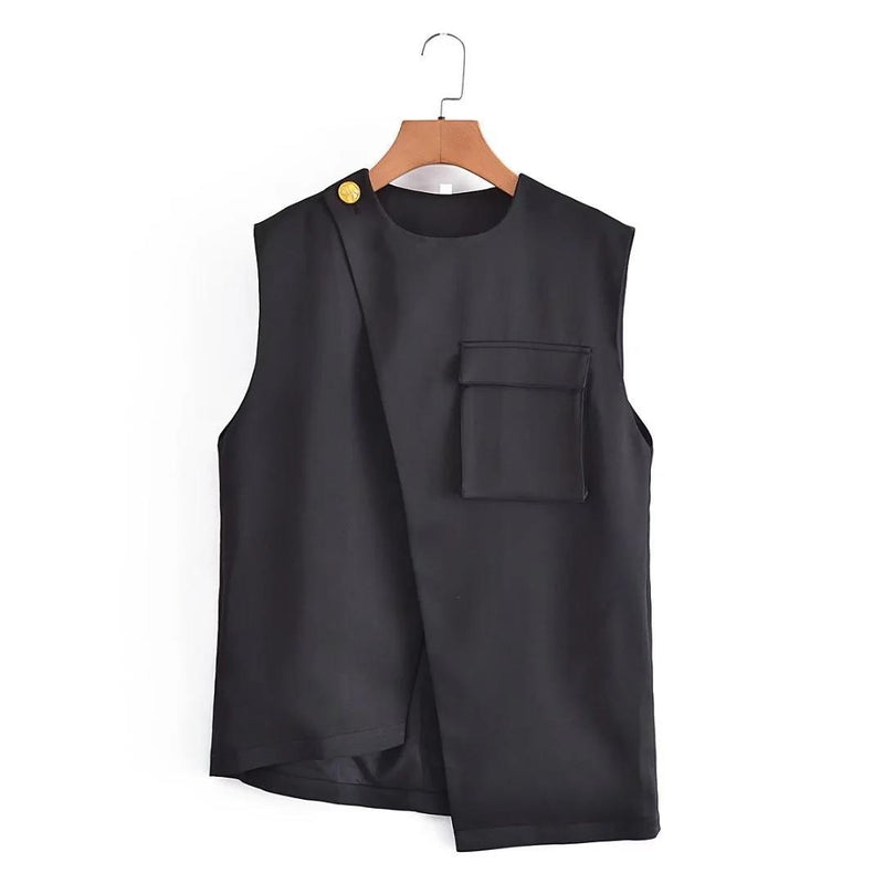 Women Vest Baggy Coat Female Spring