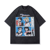 Men T-Shirt Doberman Pinscher Vintage Print Loose