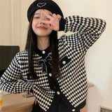 Women Knitted Cardigan Short Chic Sweater