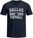 Waykingo Men's Clothing Gift Shirt Men's Short Sleeve T-Shirt Adult Sports Fan Football Shirt