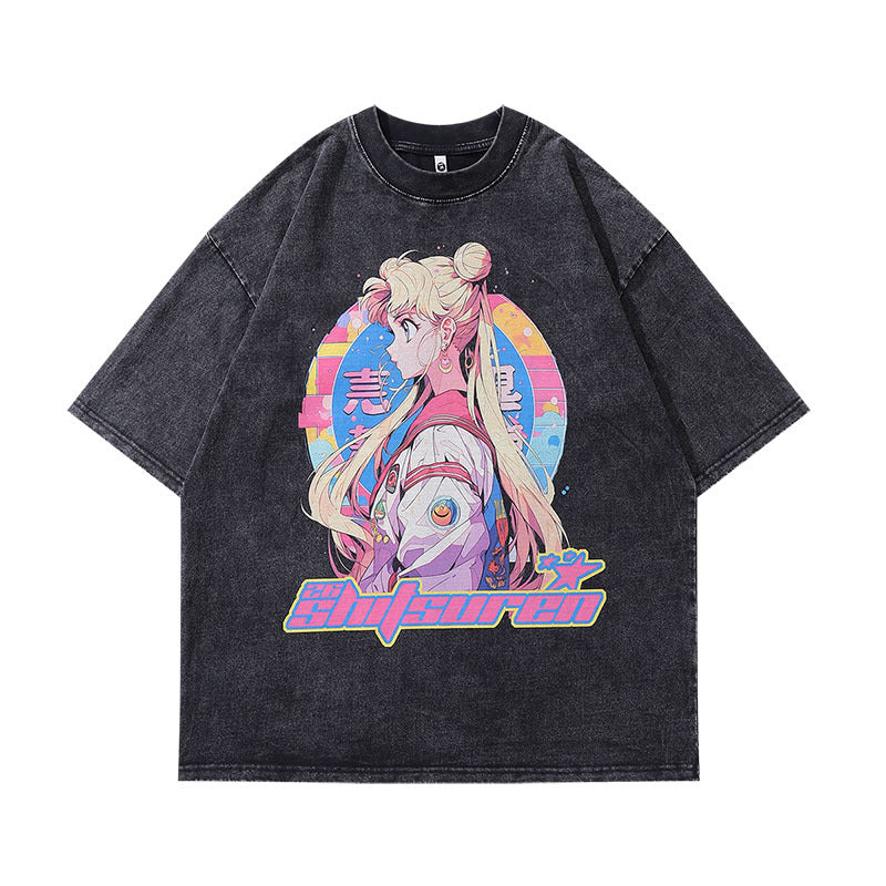 Men's T-Shirt Half Sleeve T-shirt Men's and Women's Short Sleeve