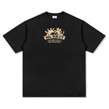 Unisex T Shirt Men's Loose Shoulder Top