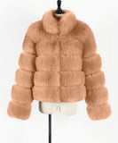 Women Fur Jacket Casual Fashion Plush Coat