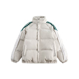 Unisex Coat Cotton Coat Winter Coat Couple Stand Collar