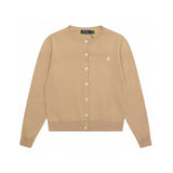Ralph Lauren Knitted sweaters RL Crew Neck Embroidered Logo Knitted Cardigan Long Sleeves