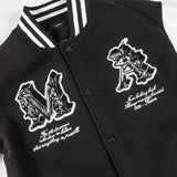 Amiri Jacket AMI Angel Ares Baseball Jacket Jacket Men's and Women's