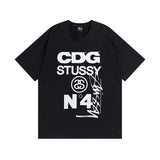 Stussy T Shirts Casual Loose Couple T Shirts