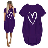 Valentine's Day Dress Summer Short Sleeve Dress