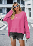 Women Pullover Sweater Loose Casual Sweater