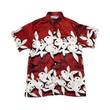 Amiri T Shirt Casual Hip Hop Satin Short Sleeve Shirt