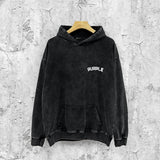 Purple Brand Distressed Hoodie Fashion Old Loose Hooded Sweater