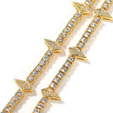 Bracelet Hip Hop Alloy Rhinestone Black Panther Bracelet ins Spectrum St. Valentine's