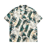 Short Sleeve Shirt Hawaii Printed Shirt Leisure Versatile Holiday
