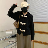 Women Knitted Cardigan Loose Knitted Cardigan Sweater