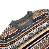 Kapital Sweater Vintage Jacquard Knitwear Ethnic Style Pullover Sweater