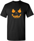 Vampire Pumpkin Smile Face Emoticon Funny Halloween Mens T-S