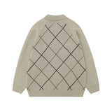 Women Sweater Butterfly Embroidered Polo Lapel Knitted Sweater