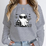 Halloween Ghost Print Pullover For Women New Fashion Autumn