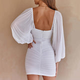 Women Dress Sexy Hot Girl Temperament Voile Dress