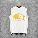 Purple Brand Tank T Shirts Sleeveless T-shirt Vest