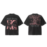 Fog Essentials T Shirts Spring and Summer FOG Washing Water Old Series Short Sleeves